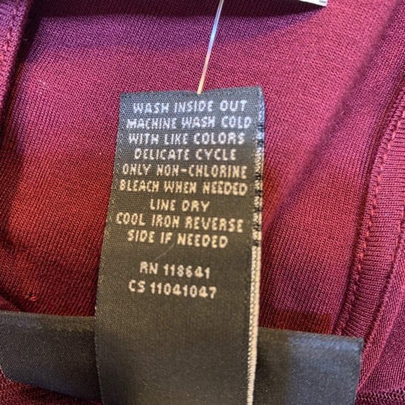 Lane Bryant Dress 22/24 NEW Maroon Red Sequins Cowl Neck Stretchy Sparkly Party - Picture 11 of 11